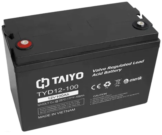 BATERIA TAIYO AGM 12V - 100 Ah- USO SOLAR