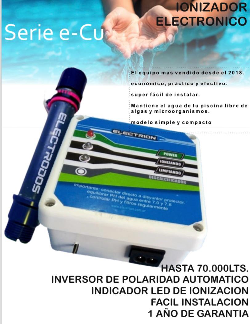 #32 - IONIZADOR ELECTRÓNICO PARA PISCINAS - ¡¡¡¡¡ AHORRE EN QUÍMICOS!!!!!!! Instalación SIN CARGO (*)