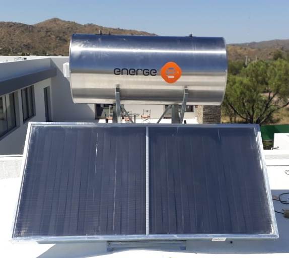 Termotanque Solar 180lts Alta presión (standard con resistencia)